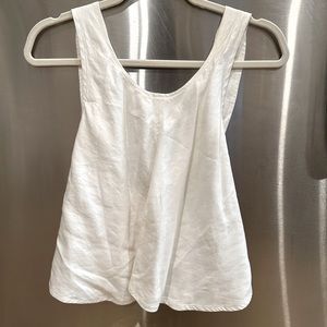 Wilfred Open Back White Tank